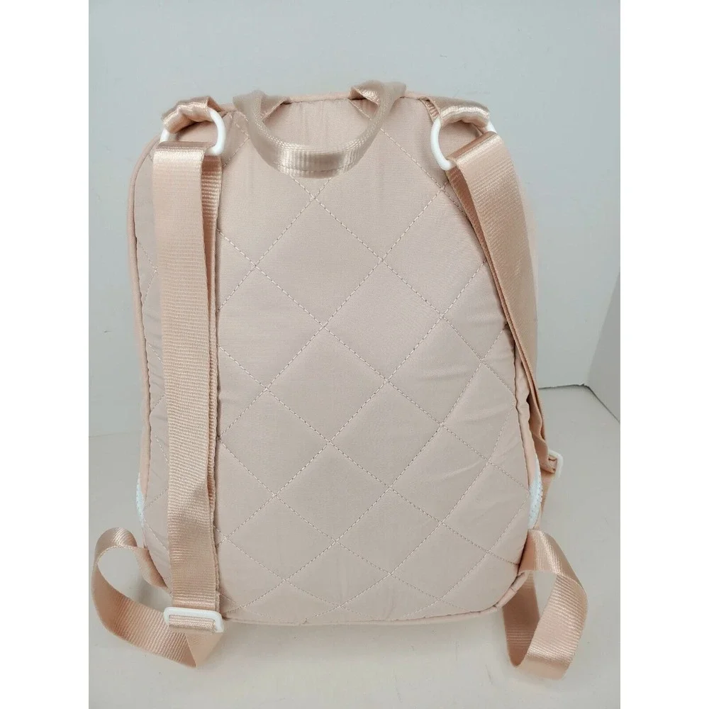 Adidas Originals 3‎ Stripes Trifold Mini Backpack Pink Travel Sports Bag 90288 - Picture 3 of 8